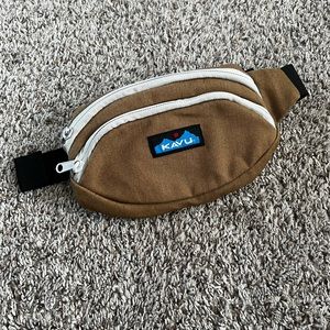 KAVU Canvas Spectator Belt Bag Hip Fanny Pack-Heritage Khaki